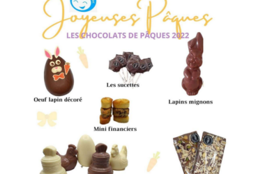 Les chocolats de Pâques – commande avant 28 mars
